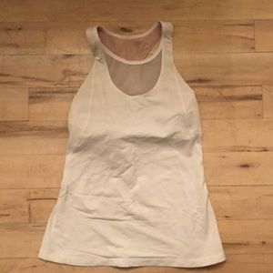 Lulu tank top with built in bra